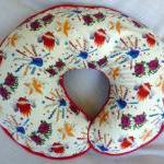 Boppy Pillow Cover White Ro..